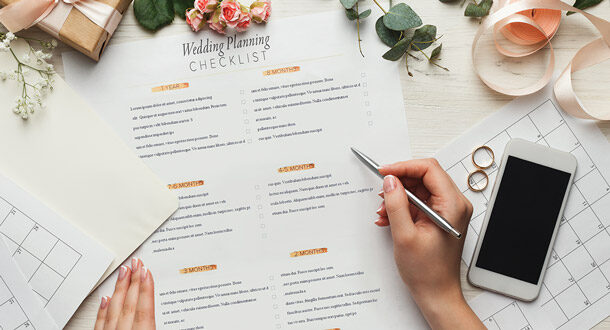 Wedding checklist.